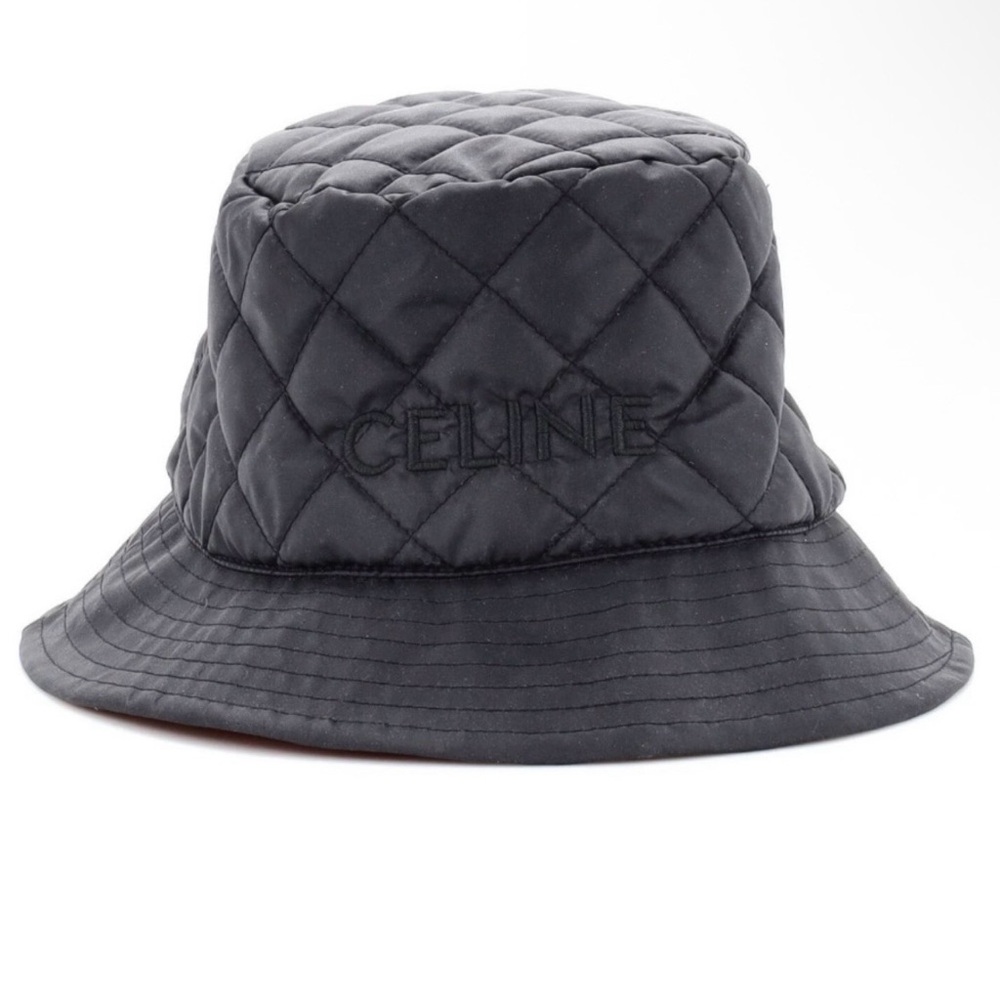 Celine Quilted Bucket Hat